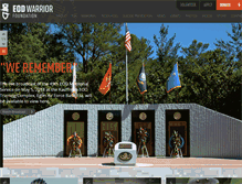 Tablet Screenshot of eodwarriorfoundation.org